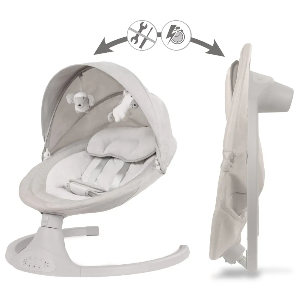 Шезлонг - качели Kidwell Luxi light melang